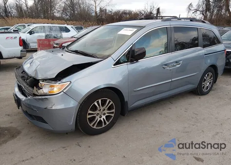 2012 Honda Odyssey Ex-L from USA, damaged, VIN 5FNRL5H62CB061053